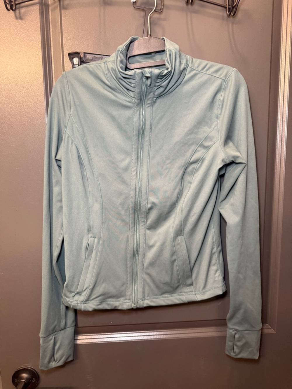 90 Degree Full Zip Align Jacket Coastal Green Size S